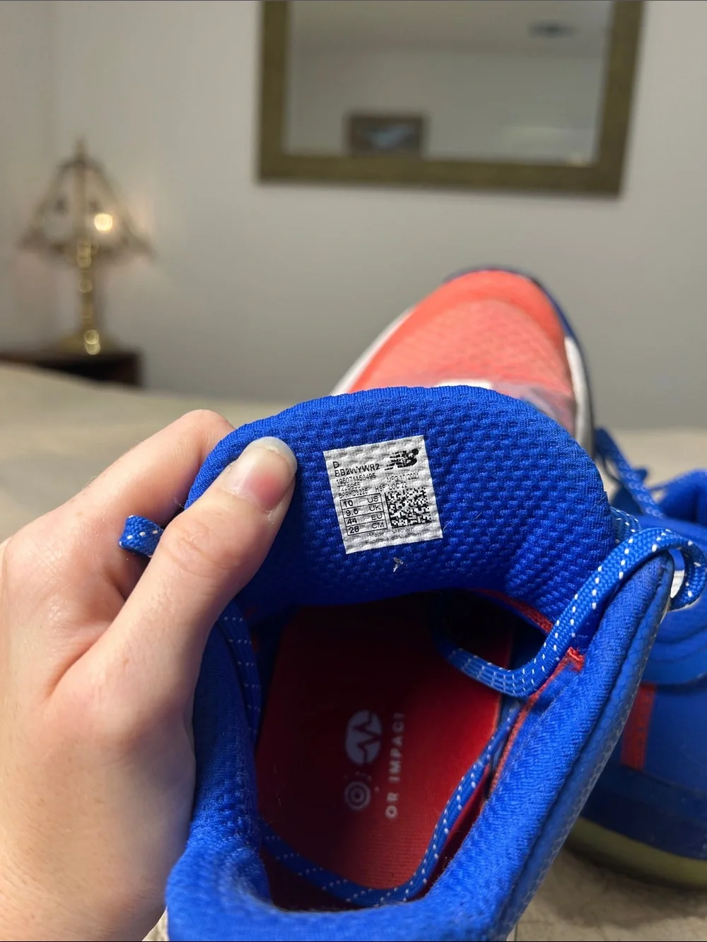 New Balance Two Wxy V2 Blue and Coral Athletic Sneakers